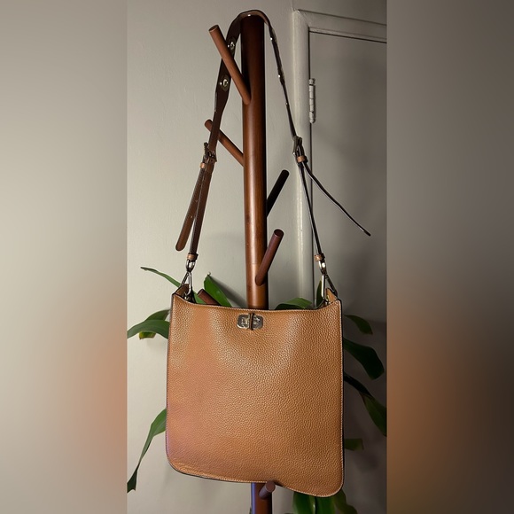 Michael Kors MK Sullivan Pebbled Messenger Crossbody Bag Purse - Picture 2 of 5